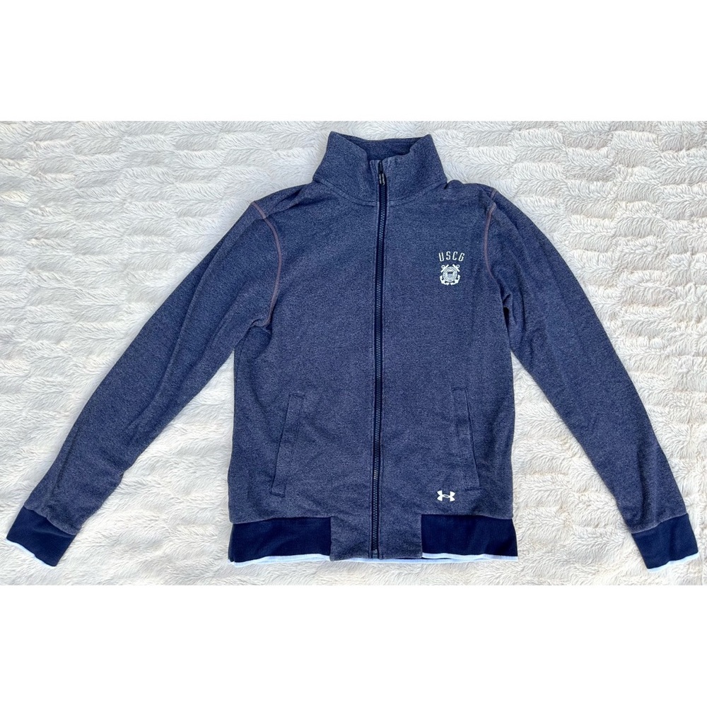 Under Armour Cold Gear USCG Blue Zip-up Jacket